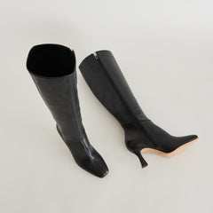 Gyra Black Leather Boots | Women Dolce Vita