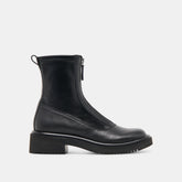 Shante Black Leather Boots | Women Dolce Vita