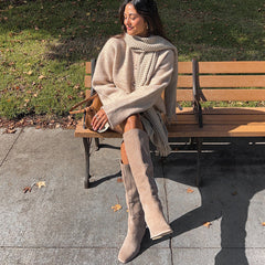 FYNN Boots Truffle Suede | Women Dolce Vita