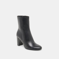 SUZY BOOTIES BLACK LEATHER | Women Dolce Vita