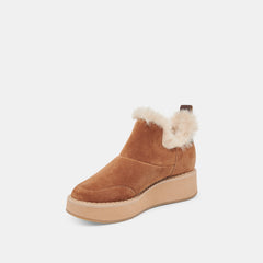 ARDY PLUSH H2O BOOTIES PECAN SUEDE | Dolce Vita Women