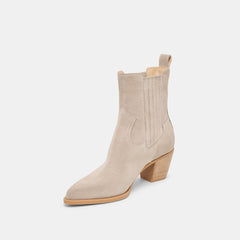 Slim Taupe Suede Booties | Women Dolce Vita