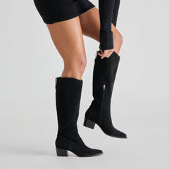 Virona H2O Waterproof Onyx Suede Boots | Women Dolce Vita
