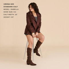Virona H2O Waterproof Dk Brown Suede Boots | Dolce Vita Women