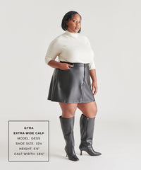 Gyra Extra Wide Calf Black Boots | Women Dolce Vita