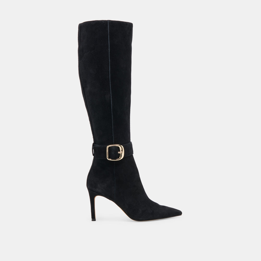 KINZY BOOTS ONYX SUEDE | Dolce Vita Women