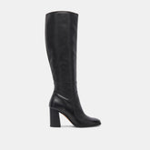 FYNN Wide Calf Boots Onyx Leather | Women Dolce Vita