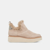 ARDY PLUSH H2O BOOTIES TAUPE SUEDE | Women Dolce Vita