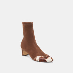 Anika Dk Brown Multi Stella Suede Boots | Dolce Vita Women