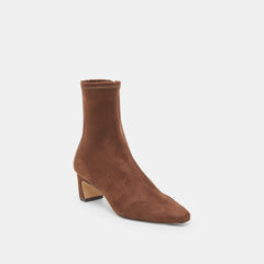 Anika Wide Dk Brown Stella Suede Boots | Dolce Vita Women