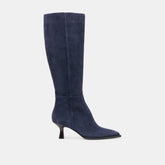 Auggie Navy Suede Wide Calf Boots | Dolce Vita Women