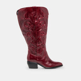 Mirla Oxblood Leather Extra Wide Calf Boots | Dolce Vita Women