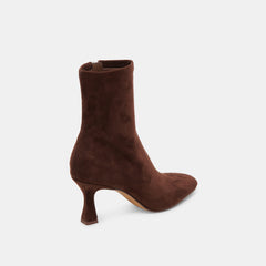 GLAMOR BOOTS DK BROWN STELLA SUEDE | Women Dolce Vita