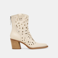 Zenobi Off White Leather Booties | Dolce Vita Women