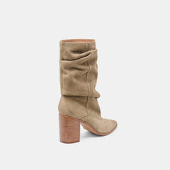 Talina Olive Suede Wide Calf Boots | Dolce Vita Women