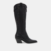 SAMSIN BOOTS BLACK LEATHER | Women Dolce Vita