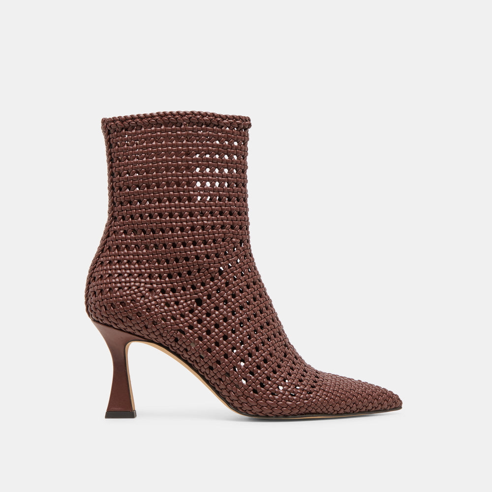 Embry Brown Woven Stella Booties | Dolce Vita Women
