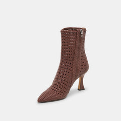 Embry Brown Woven Stella Booties | Dolce Vita Women