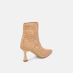 Lonni Tan Woven Leather Booties | Women Dolce Vita