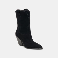JESSEY BOOTS ONYX SUEDE | Women Dolce Vita