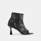 Quin Black Woven Leather Heels | Dolce Vita Women
