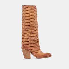 BOONE BOOTS COGNAC LEATHER | Women Dolce Vita