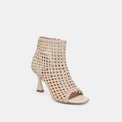 Quin Bone Woven Leather Heels | Women Dolce Vita