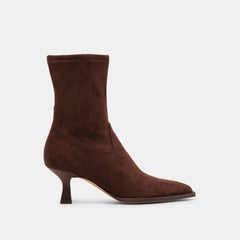 ARYA WIDE CALF BOOTS DK BROWN STELLA SUEDE | Dolce Vita Women