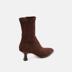 ARYA WIDE CALF BOOTS DK BROWN STELLA SUEDE | Dolce Vita Women