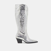 Ryatt Extra Wide Calf Silver Boots | Women Dolce Vita
