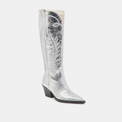 Ryatt Extra Wide Calf Silver Boots | Women Dolce Vita