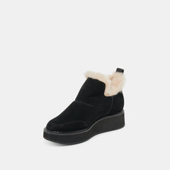 Ardy Plush H2O Waterproof Onyx Suede Booties | Dolce Vita Women