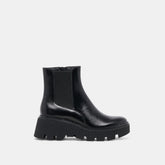 Emmet H2O Waterproof Midnight Crinkle Patent Wide Boots | Women Dolce Vita