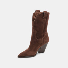 JESSEY BOOTS DK BROWN SUEDE | Dolce Vita Women