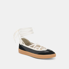 Nyomie Black Leather Sneakers | Women Dolce Vita