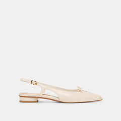 Owana Off White Leather Flats | Dolce Vita Women
