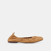 Conrad Lt Brown Suede Ballet Flats | Women Dolce Vita