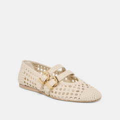 Baylee Creme Woven Stella Ballet Flats | Dolce Vita Women