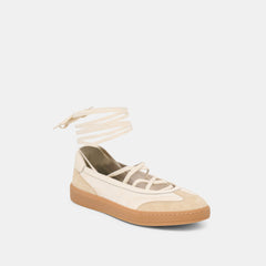 Nyomie Ivory Multi Leather Sneakers | Dolce Vita Women