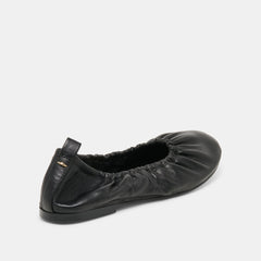Conrad Black Leather Ballet Flats | Women Dolce Vita