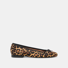 Anisa Ballet Flats DK LEOPARD CALF HAIR | Women Dolce Vita