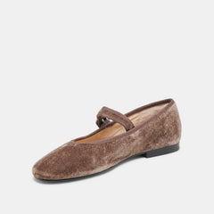 ROSLYN BALLET FLATS SMOKE VELVET | Dolce Vita Women