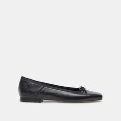 ANISA Ballet Flats Black Leather | Women Dolce Vita