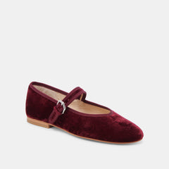 ROSLYN BALLET FLATS WINE VELVET | Dolce Vita Women