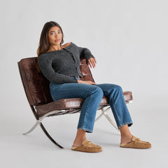Jodero Lt Brown Suede Flats | Dolce Vita Women