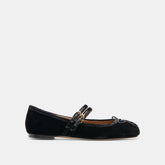 Gibsen Nero Velvet Ballet Flats | Dolce Vita Women