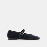 ROSLYN BALLET FLATS DUSTY BLUE VELVET | Women Dolce Vita