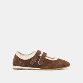 Swan Dk Brown Suede Sneakers | Women Dolce Vita