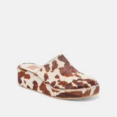 Rosita Cocoa Taurus Calf Hair Flats | Dolce Vita Women