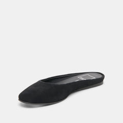 Eila Onyx Suede Flats | Women Dolce Vita
